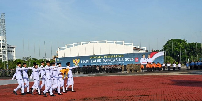 Gubernur Sumatera Utara Bobby Nasution memimpin upacara Hari Lahir Pancasila di Deliserdang
