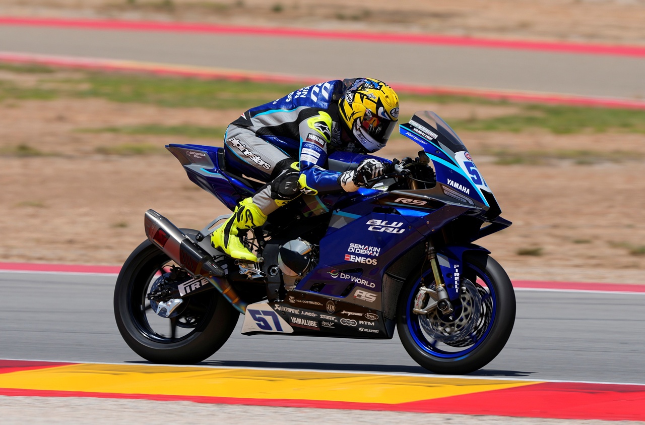 Aldi Satya Mahendra bersiap berlaga di Sirkuit Misano dengan Yamaha R9