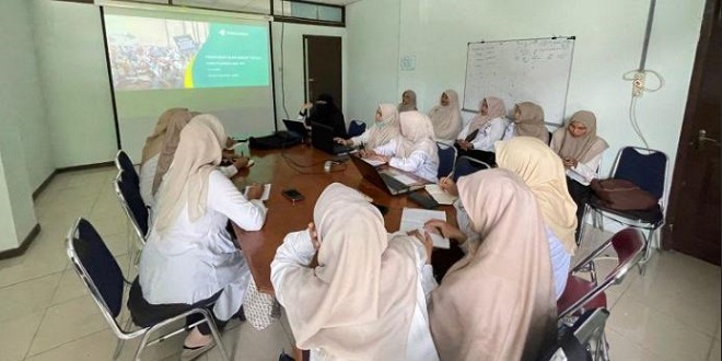 Suasana pertemuan promosi kesehatan Dinas Kesehatan Kota Banda Aceh di Aula Khanza