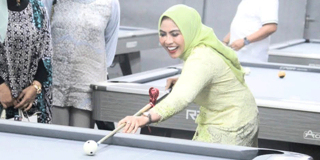 Pembukaan Bupati Cup Open Tournament Biliar di Sohoo Billiard Rantauprapat