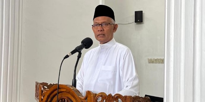 Khutbah menjelang tahun baru Hijriyah di Masjid Nurul Huda Gampong Limpok