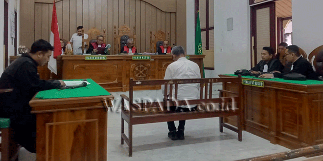 Sidang tuntutan kasus korupsi penguasaan lahan PTPN IV di Pengadilan Negeri Medan