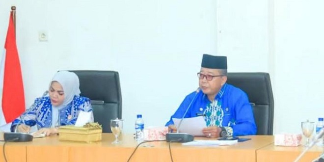 Persiapan paviliun Labuhanbatu untuk PRSU ke-50 menampilkan produk unggulan daerah