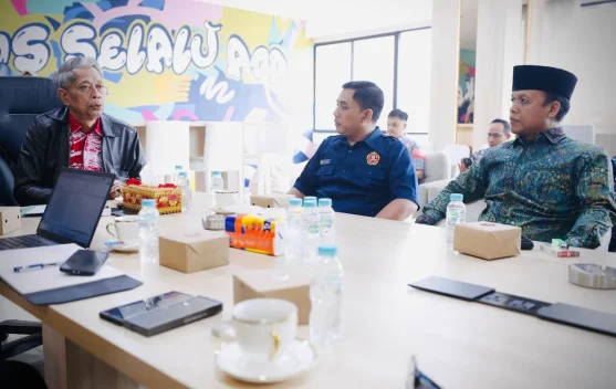 Wamensos Agus Jabo terima pengurus Karang Taruna di Kantor Kemensos Jakarta