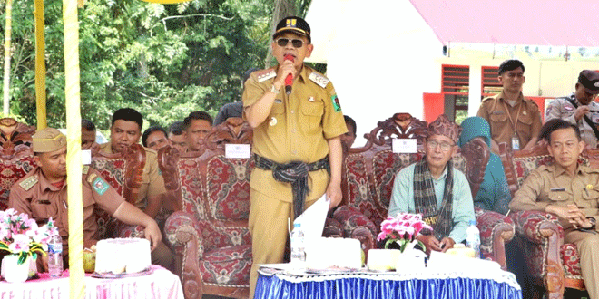 Bupati Simalungun bersama perangkat daerah meninjau pelayanan terpadu di Raya Kahean