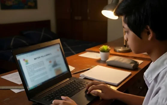 Ilustrasi pengguna aplikasi PLN Mobile mengajukan tambah daya