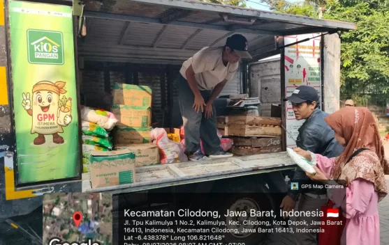 Kios Pangan Bapanas di Cipayung menjual bahan pokok dengan harga terjangkau