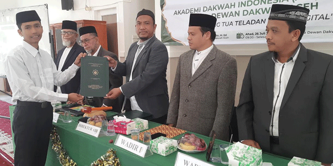 Pengukuhan 14 lulusan Angkatan XII ADI Aceh di Kampus ADI Aceh