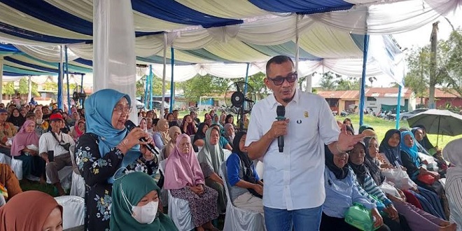 Faisal Arbie saat sosialisasi Perda Sistem Kesehatan di Medan, 19 Juli