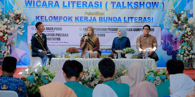 Pembukaan Festival Literasi Aceh Besar 2026 di Kota Jantho