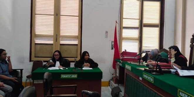 Sidang vonis Yuyun Kristina di Pengadilan Negeri Medan