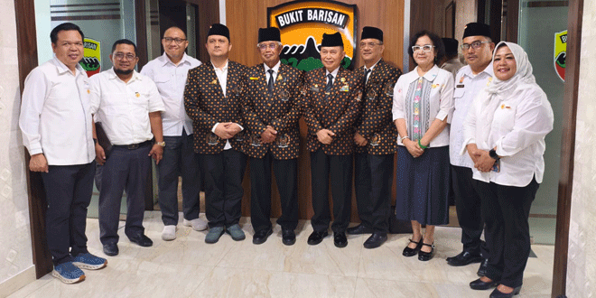 Pertemuan DHD 45 Sumut dengan Pangdam I Bukit Barisan di Makodam I/BB
