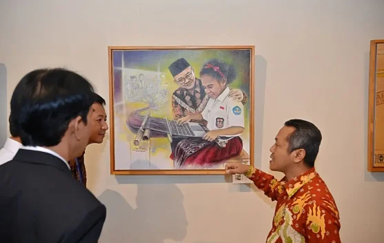 Pelatihan guru vokasi seni dan budaya di Yogyakarta memamerkan karya peserta