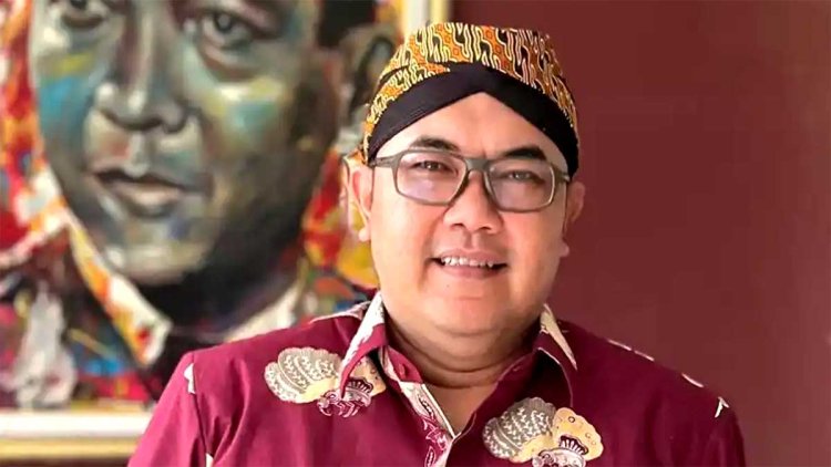 Ketua DPC PDI Perjuangan Bondowoso Sinung Sudrajad memberi komentarnya soal pilkada langsung
