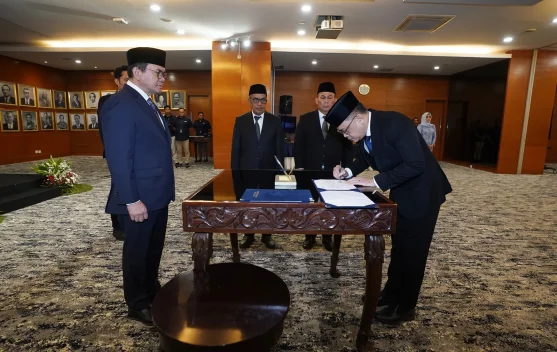 Pelantikan Inspektur Jenderal Kementerian Perdagangan di Kantor Kemendag Jakarta