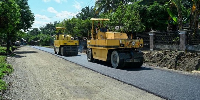 Surat peringatan UPTD BMCK terkait dugaan material ilegal di proyek jalan Sipiongot-Tolang