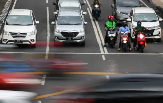 Satpam Fiktor Harefa usai mediasi dengan sopir Toyota Alphard di Bundaran HI