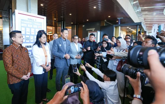 Pameran IndoBuildTech Expo 2026 di ICE BSD City mempertemukan arsitek, desainer interior, dan produsen bahan bangunan