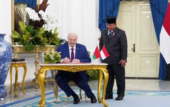 Pertemuan Presiden Prabowo dan Presiden Lukashenko di Istana Merdeka Jakarta