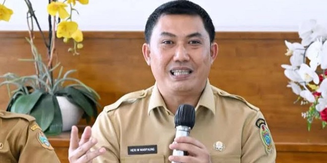 Pemandangan kawasan Batang Toru dengan hutan dan bukit yang rawan bencana