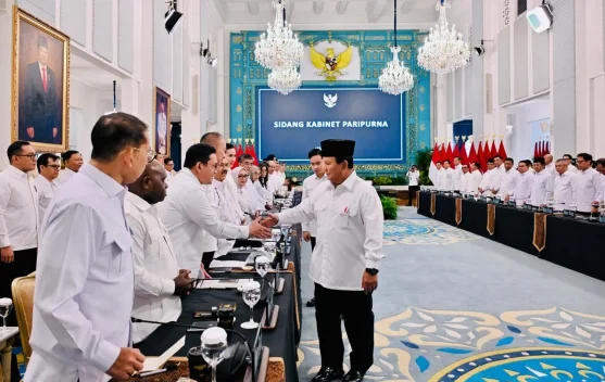Presiden Prabowo memimpin Sidang Kabinet Paripurna di Istana Negara Jakarta