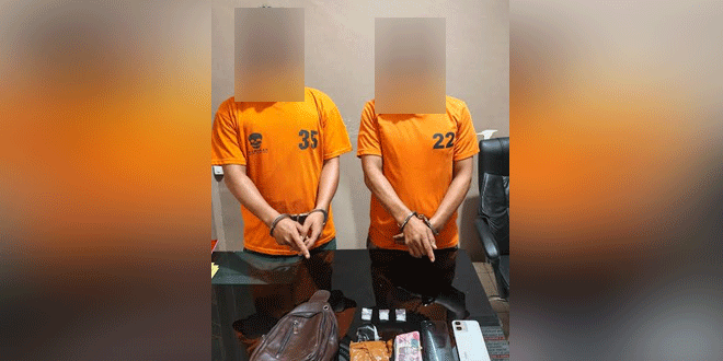 Barang bukti sabu 5,72 gram dan barang terawal hasil penggeledahan di Labuhanbatu