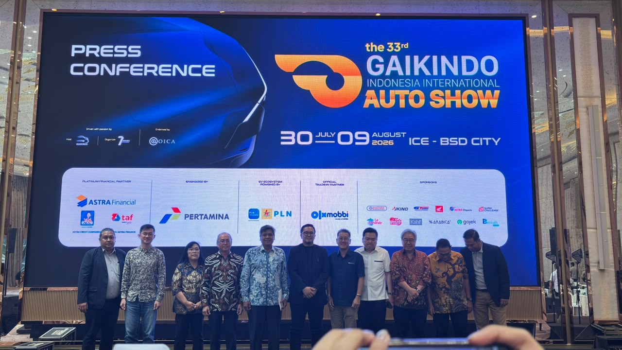 Ilustrasi pameran GIIAS 2026 di ICE BSD menampilkan berbagai merek otomotif