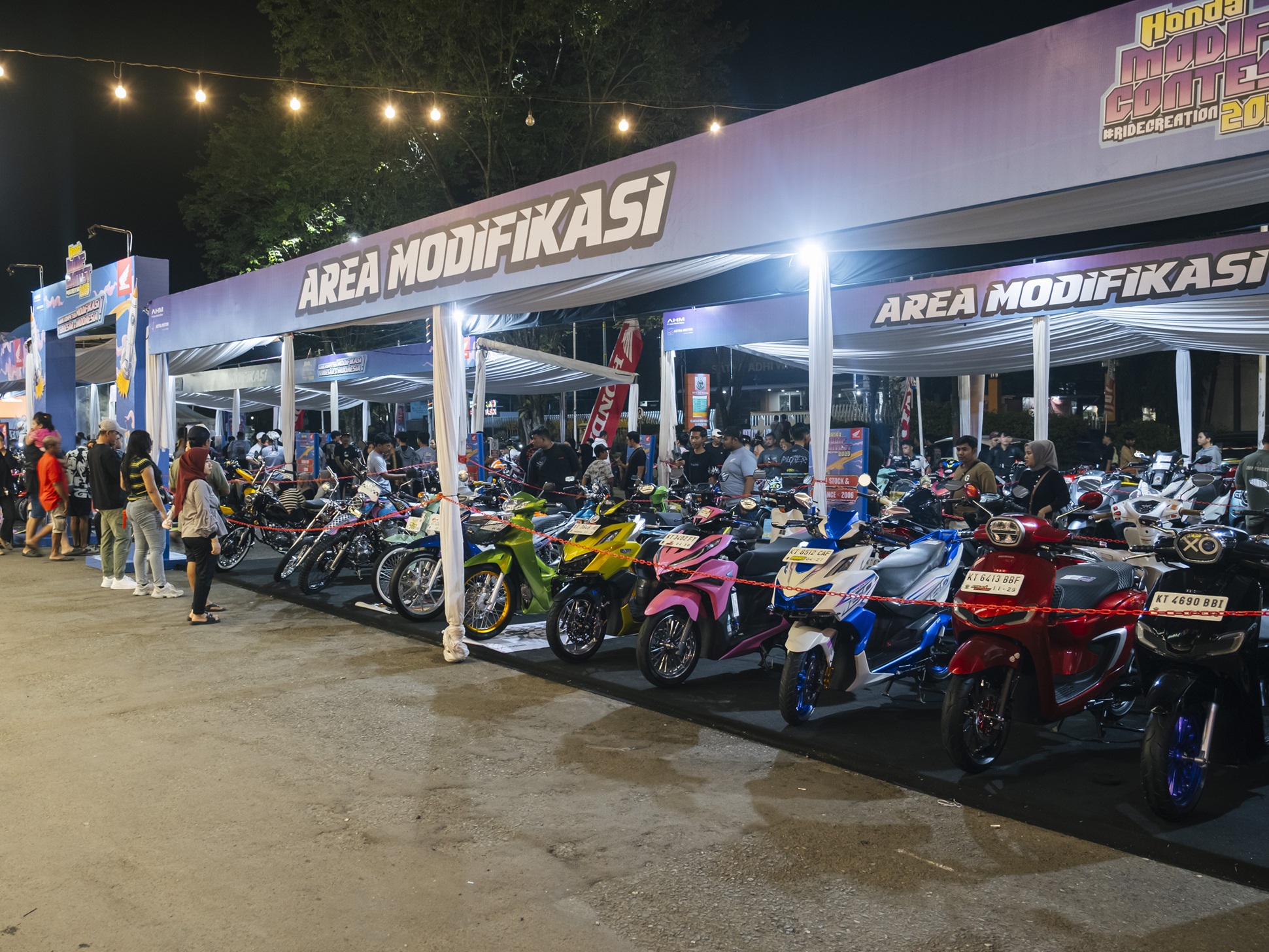 Panggung Honda Modif Contest 2026 dan motor modifikasi di ajang HMC