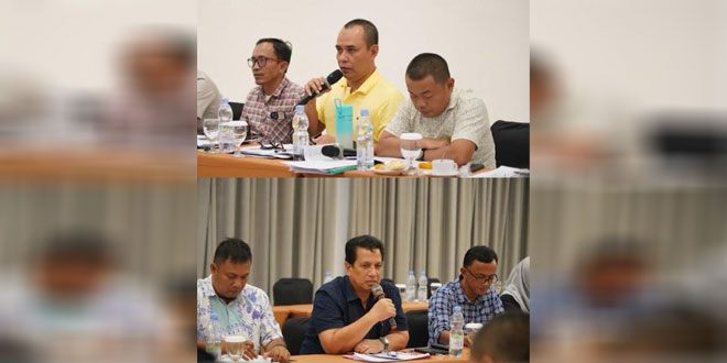 Rapat Banggar DPRD Deliserdang dan Dinas Cipta Karya membahas APBD 2025 di Wings Hotel