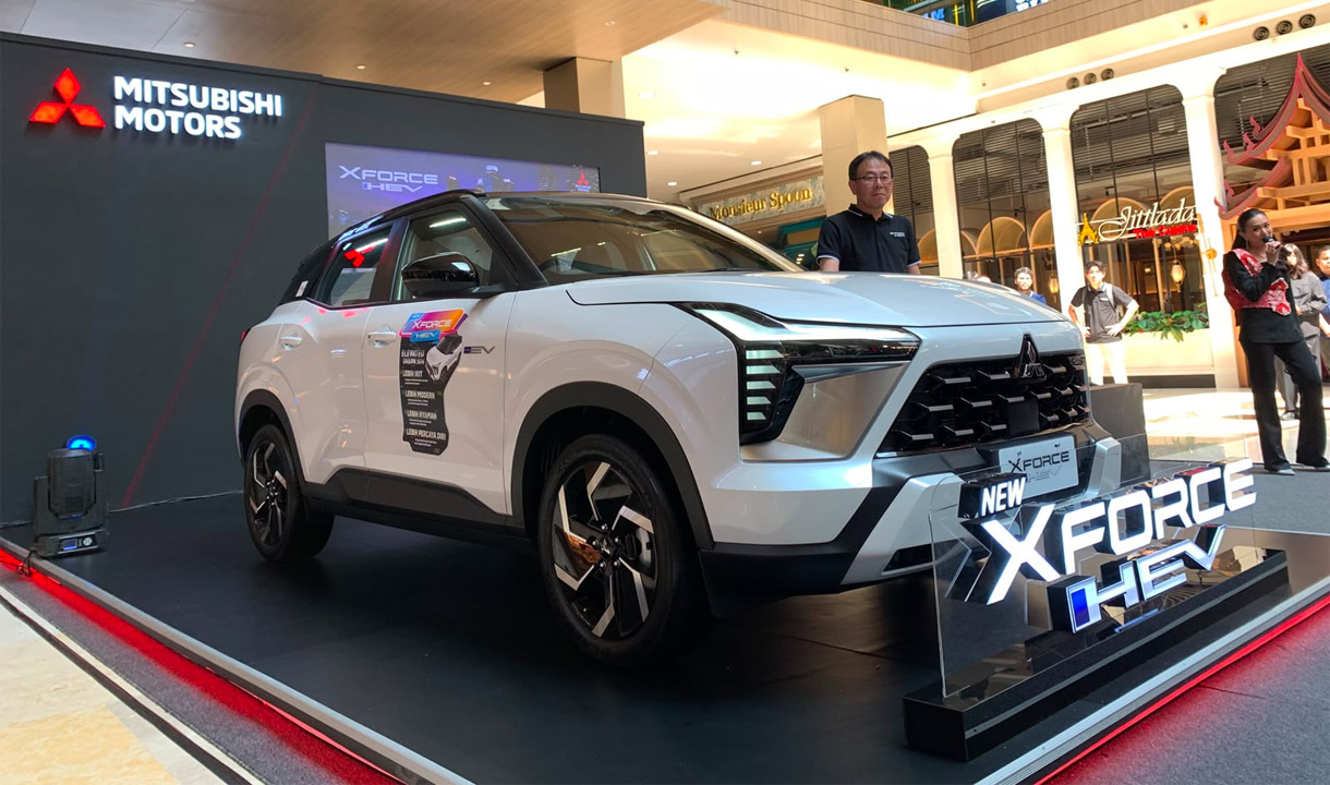 Mitsubishi New Xforce HEV saat peluncuran resmi di Jakarta pada 16 Juli 2026