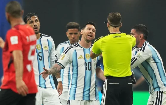 Lionel Messi merayakan gol setelah comeback melawan Mesir di Piala Dunia 2026