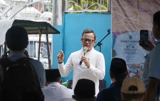 Ilustrasi pertemuan pejabat Kemendagri membahas Koperasi Merah Putih