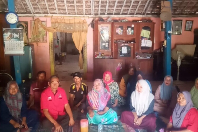 Kader PDI Perjuangan Bojonegoro melakukan penjaringan calon ketua Ranting di tingkat desa