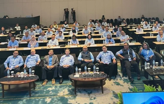 Direktur Utama RRI I Hendrasmo berbicara di workshop implementasi Renstra 2025–2029
