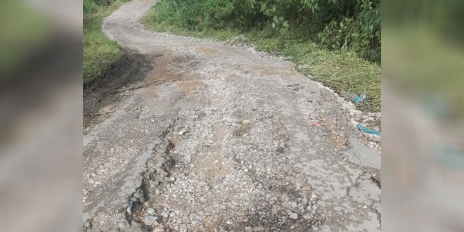 Jalan rusak di Kabupaten Dairi menghambat angkutan pertanian dan aktivitas warga