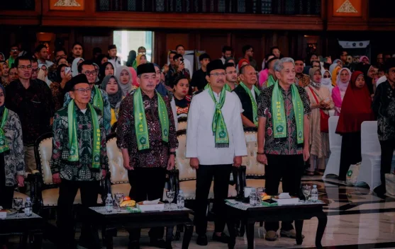 Mensos Saifullah Yusuf beri sambutan pada HUT ke-59 DNIKS di Gedung Aneka Bhakti Jakarta