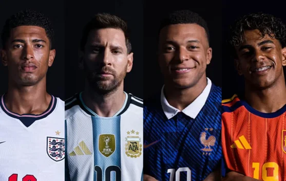 Delapan pemain bintang semifinal Piala Dunia 2026 berdiri di lapangan