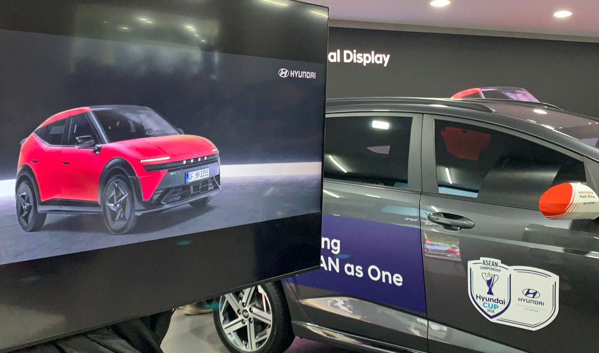 Hyundai STARGAZER Cartenz di booth GIIAS menampilkan IONIQ 3 dan EV prototype 7-seater