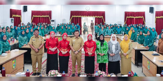 Kader PKK Sergai mengikuti pelatihan kapasitas di Aula Sultan Serdang