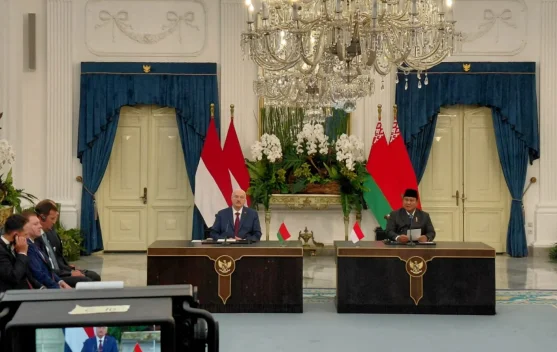 Presiden Prabowo dan Presiden Belarus membahas kerja sama ketahanan pangan di Istana Merdeka
