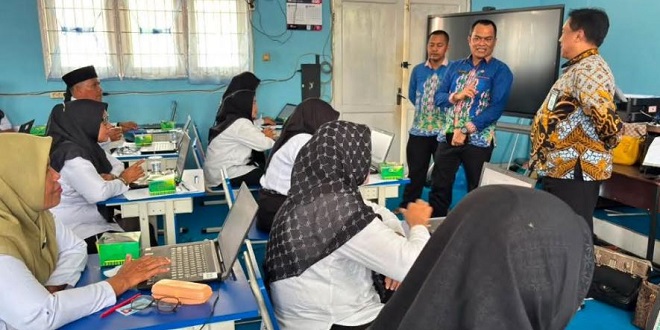 Peserta mengikuti Seleksi Uji Substansi BCKS di SMP Negeri 1 Rantau Selatan