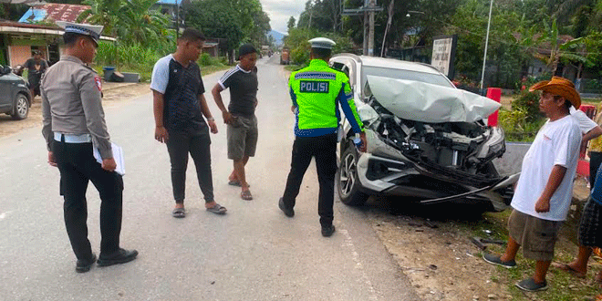 Lokasi kecelakaan di Jalan Sibolga-Barus, Kelurahan Kolang Nauli, Pandan