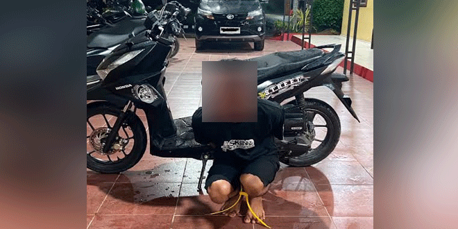 Petugas kepolisian mengamankan sepeda motor hasil curian di Mapolres Tapanuli Tengah