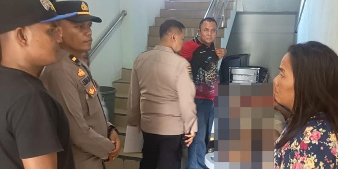 Lokasi gedung II lantai I Pasar Horas tempat penemuan mayat di Pematangsiantar