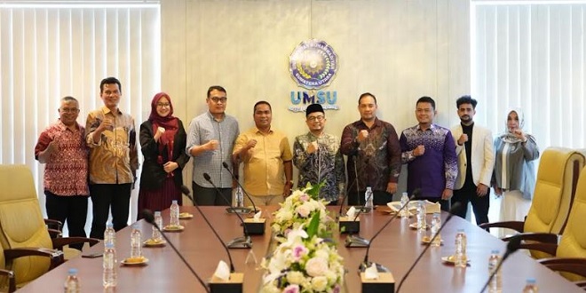 Delegasi IAIN Langsa melakukan kunjungan ke UMSU untuk pengembangan Pusat BIPA