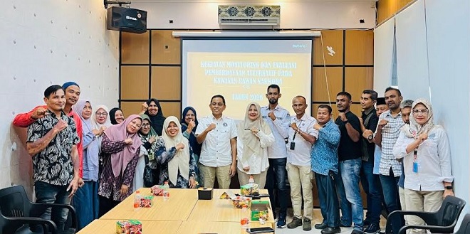 Kegiatan Monev BNN Kota Langsa bersama warga Gampong Alue Beurawe di Kopi Liqa