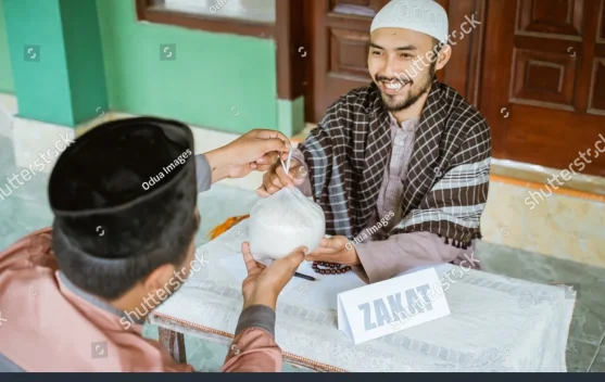 Ilustrasi pembayaran zakat dan pajak di Indonesia