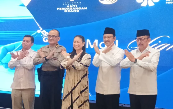 Menteri Sosial dan JARNAS APO menandatangani MoU penanganan korban TPPO di Jakarta