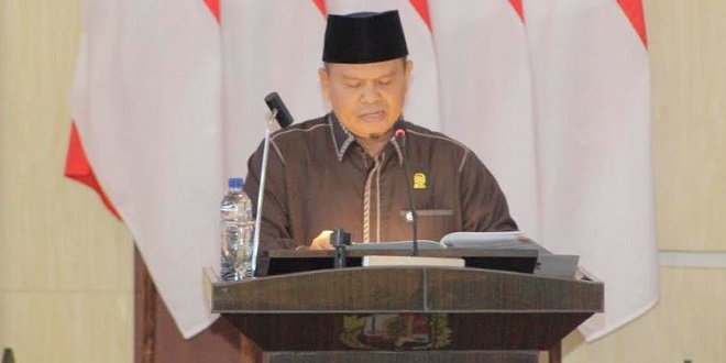 Rapat paripurna DPRD Kota Medan membahas pertanggungjawaban APBD 2025