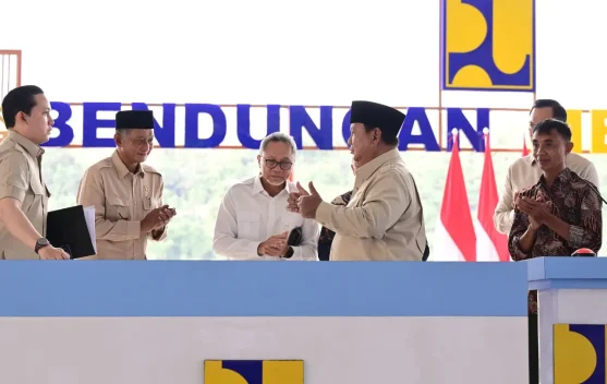 Presiden Prabowo meresmikan lima bendungan di Lombok Barat, NTB